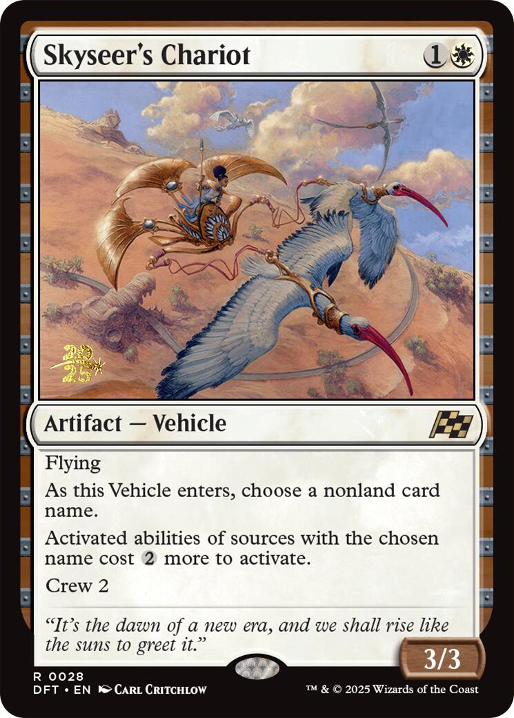 Skyseer's Chariot [Aetherdrift Prerelease Promos] | Tacoma Games