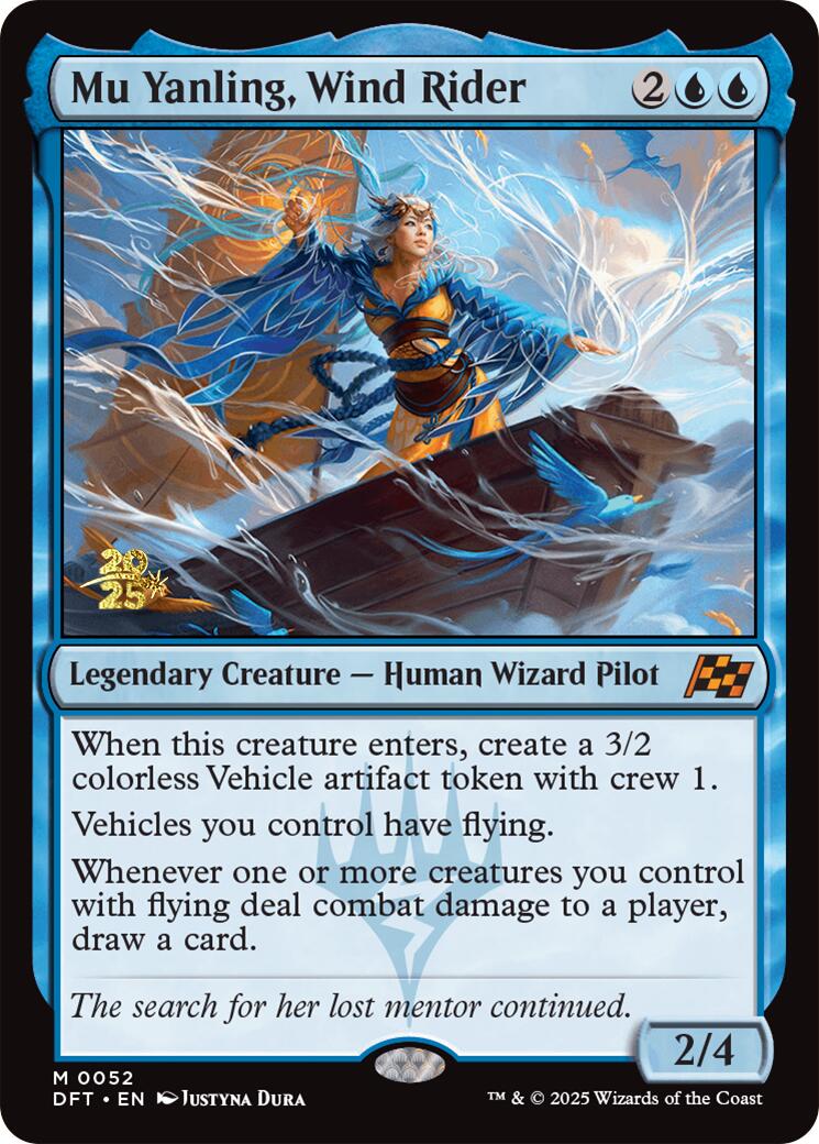 Mu Yanling, Wind Rider [Aetherdrift Prerelease Promos] | Tacoma Games