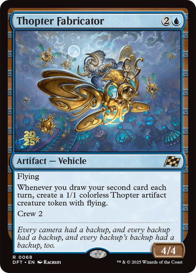 Thopter Fabricator [Aetherdrift Prerelease Promos] | Tacoma Games