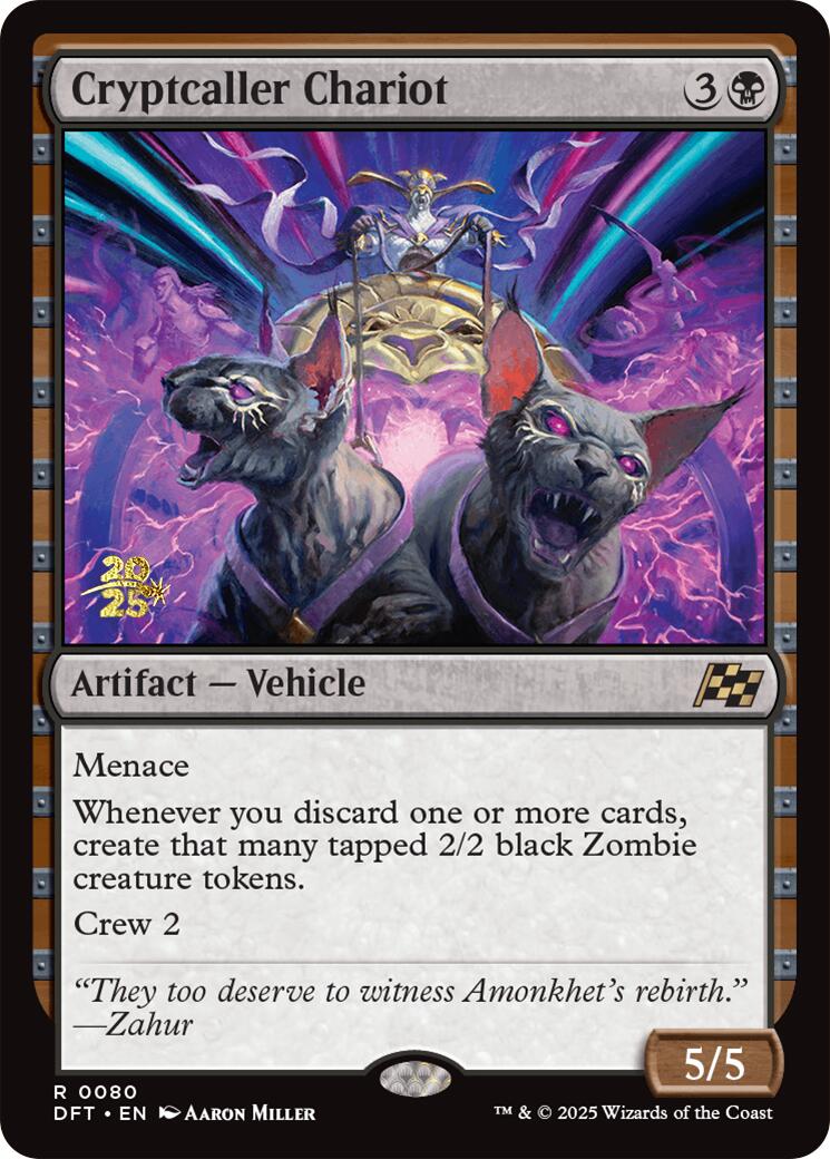 Cryptcaller Chariot [Aetherdrift Prerelease Promos] | Tacoma Games