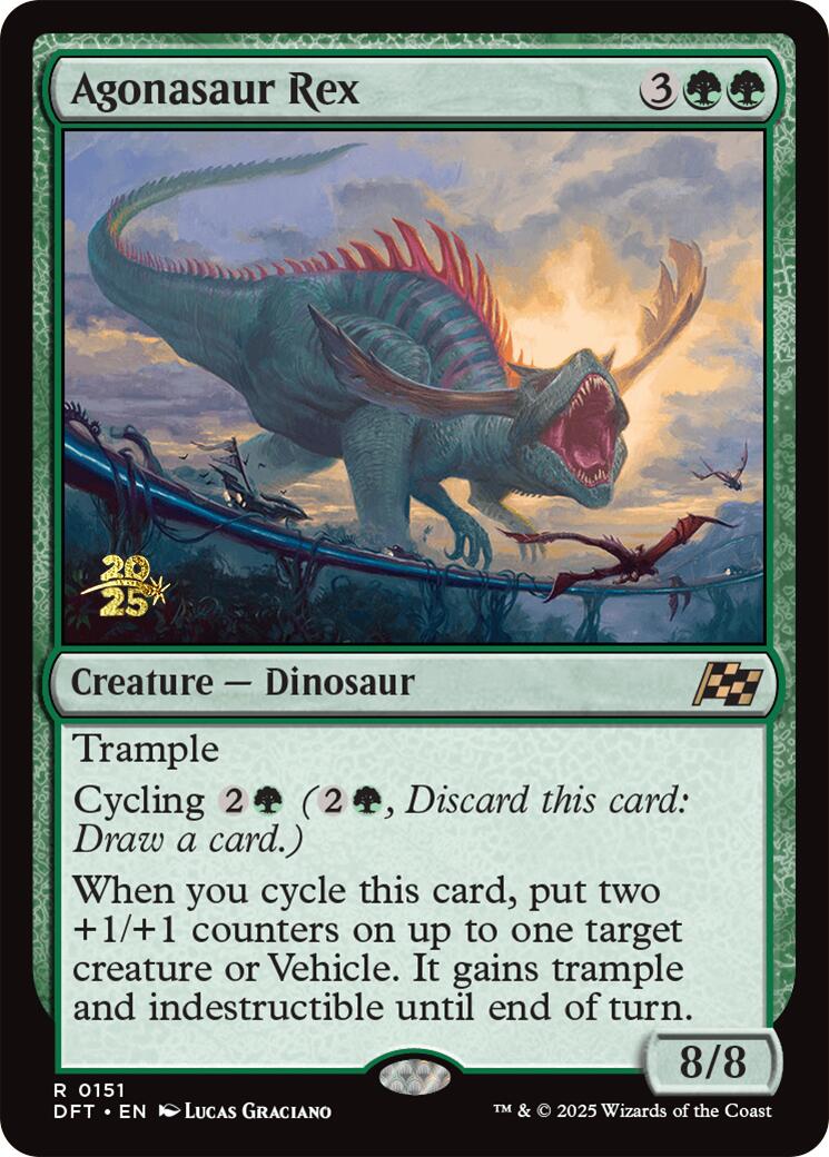 Agonasaur Rex [Aetherdrift Prerelease Promos] | Tacoma Games