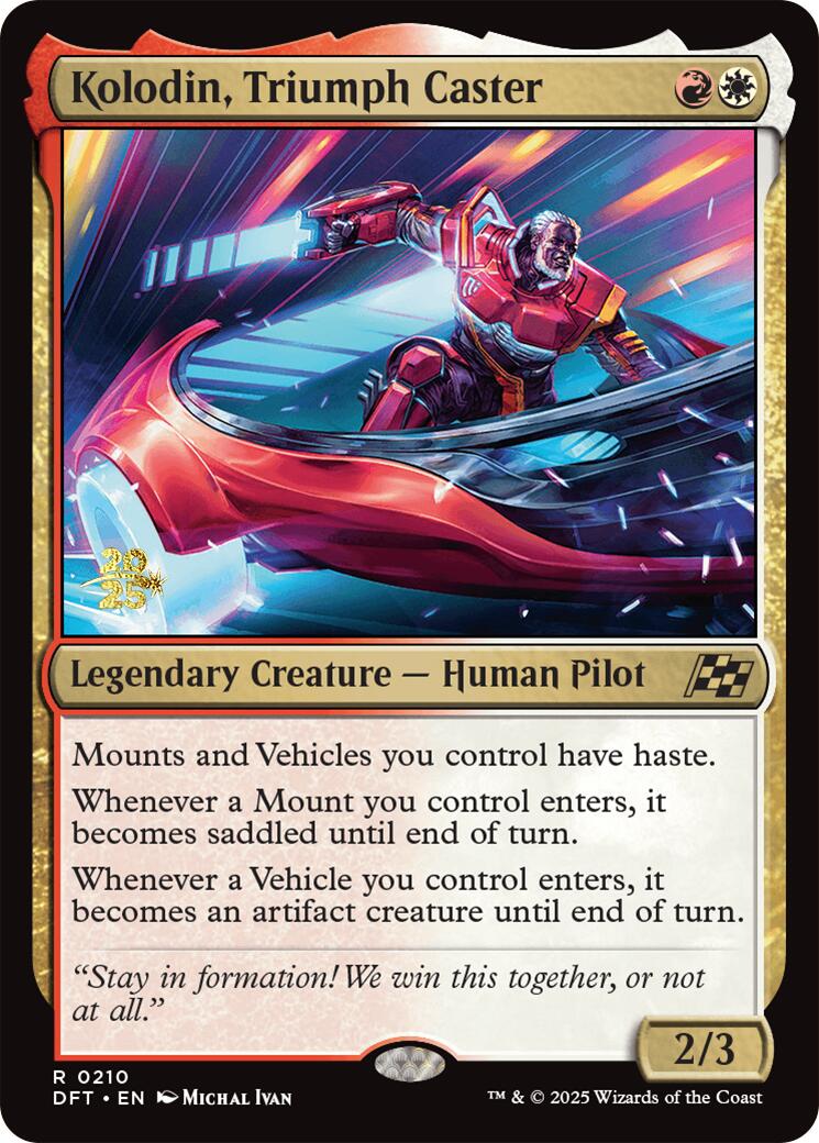 Kolodin, Triumph Caster [Aetherdrift Prerelease Promos] | Tacoma Games