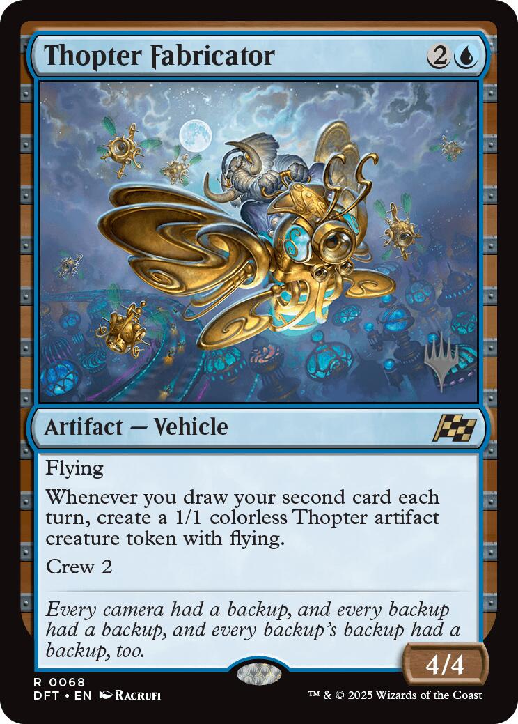 Thopter Fabricator [Aetherdrift Promos] | Tacoma Games