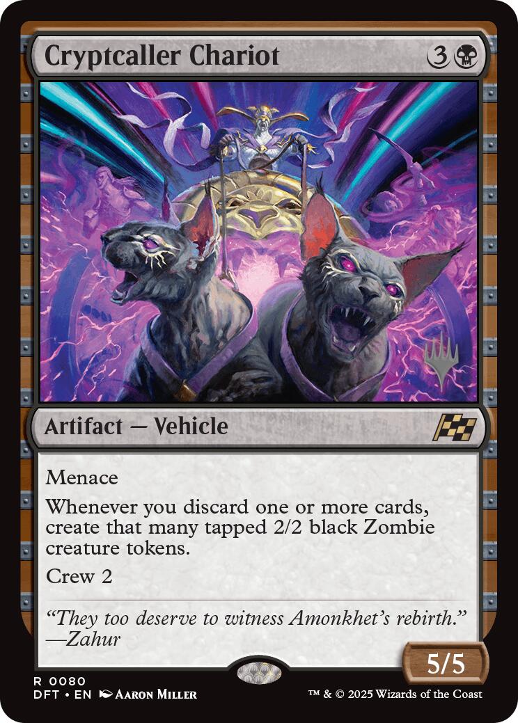 Cryptcaller Chariot [Aetherdrift Promos] | Tacoma Games