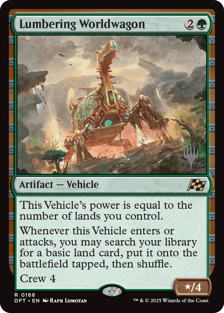 Lumbering Worldwagon [Aetherdrift Promos] | Tacoma Games