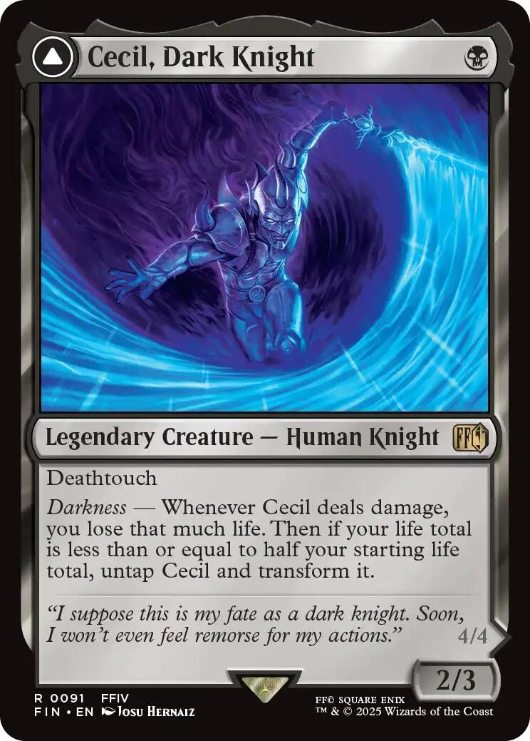 Cecil, Dark Knight // Cecil, Redeemed Paladin [FINAL FANTASY] | Tacoma Games