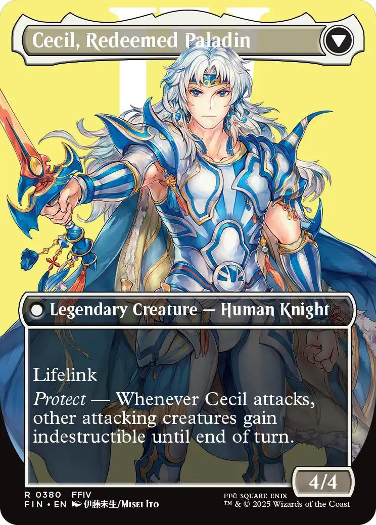 Cecil, Dark Knight // Cecil, Redeemed Paladin (Borderless) [FINAL FANTASY] | Tacoma Games