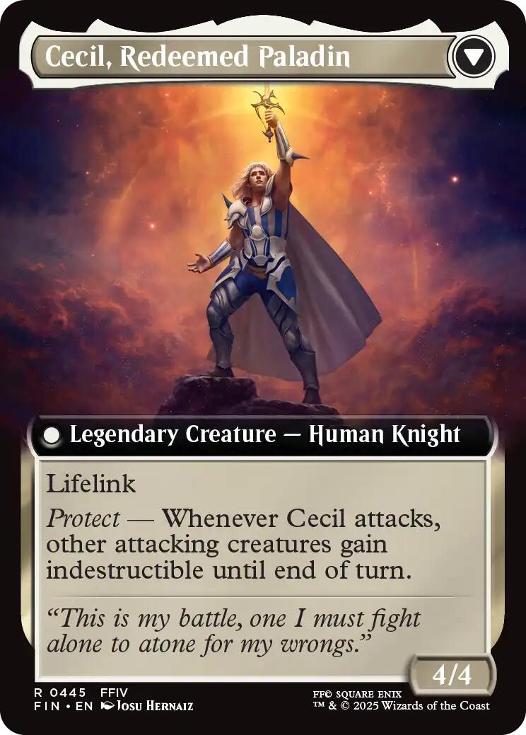 Cecil, Dark Knight // Cecil, Redeemed Paladin (Extended Art) [FINAL FANTASY] | Tacoma Games