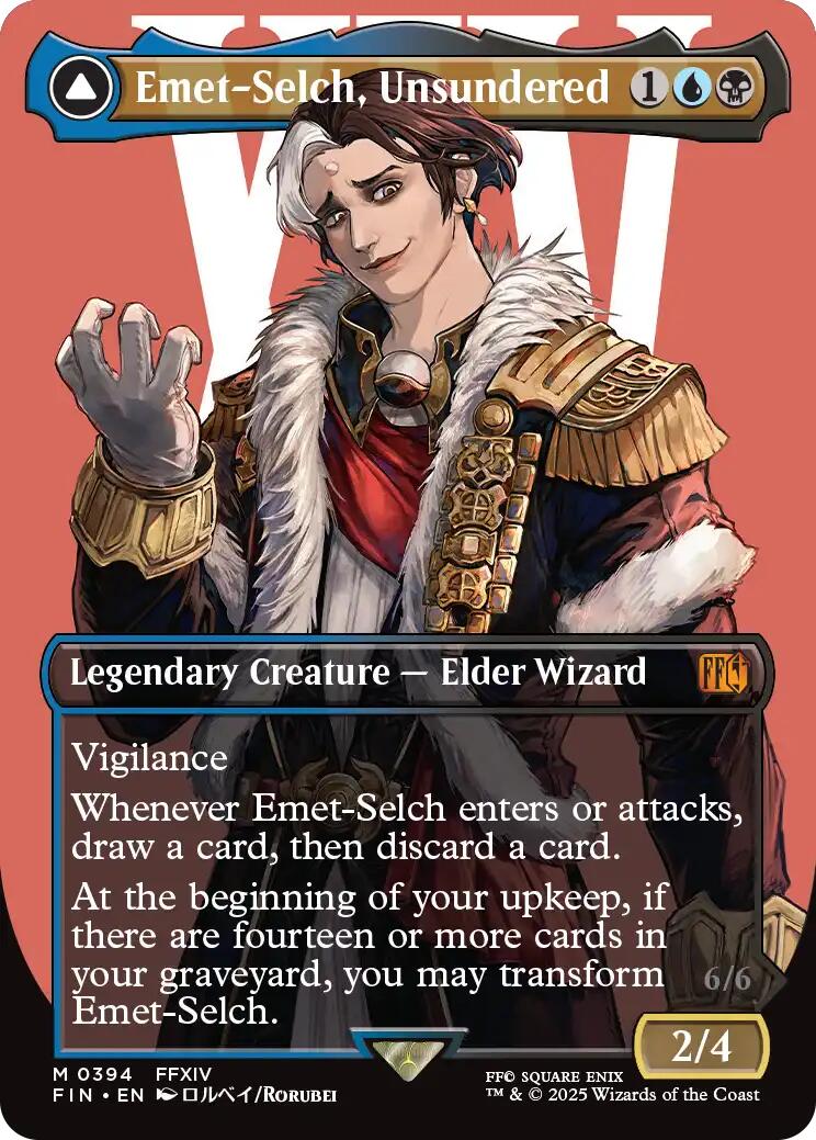 Emet-Selch, Unsundered // Hades, Sorcerer of Eld (Borderless) [FINAL FANTASY] | Tacoma Games
