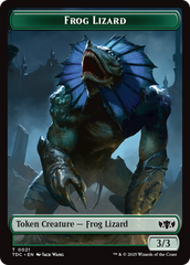 Frog Lizard // Dragon (0014) Double-Sided Token [Tarkir: Dragonstorm Commander Tokens] | Tacoma Games