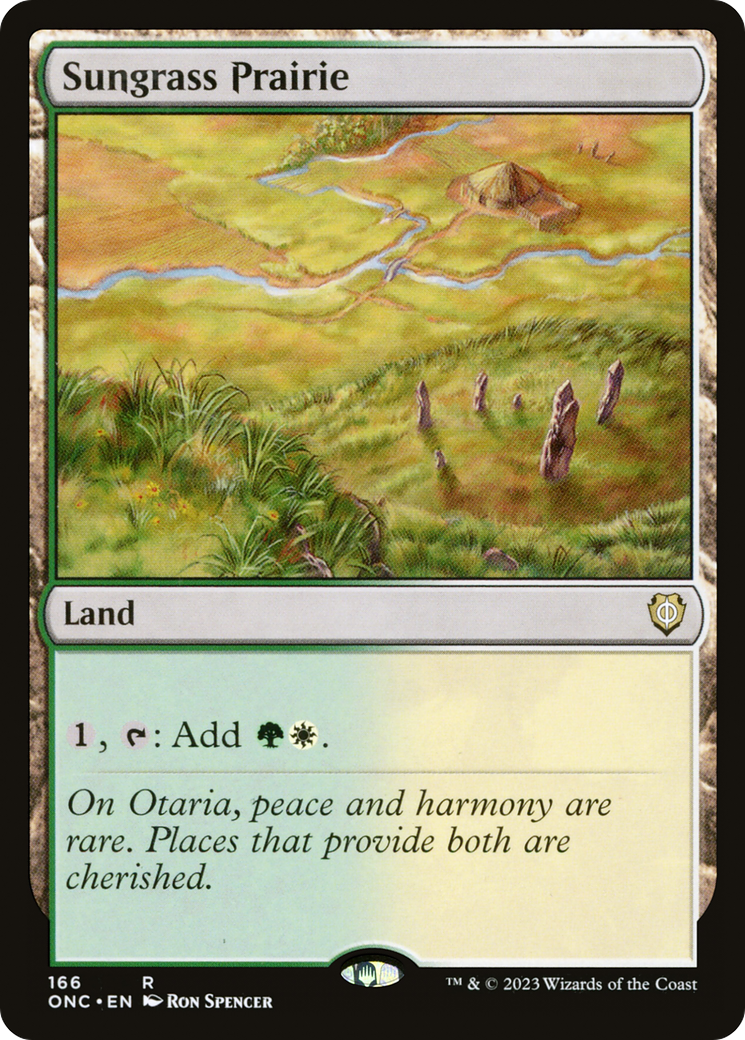 Sungrass Prairie [Phyrexia: All Will Be One Commander] | Tacoma Games