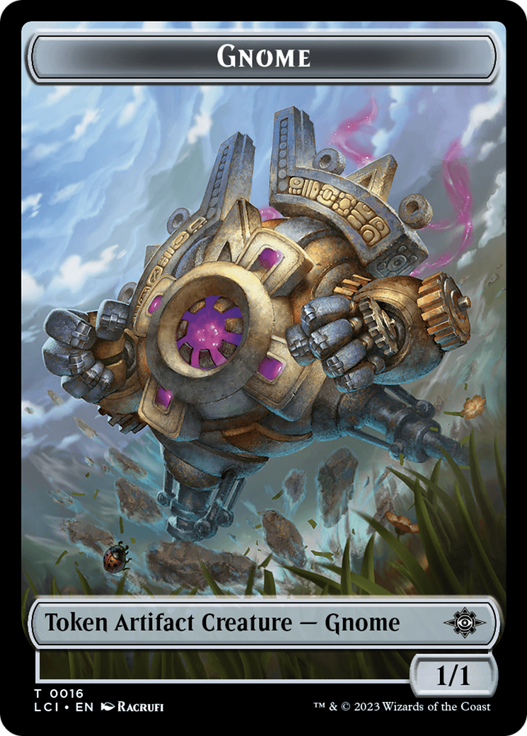 Gnome // Skeleton Pirate Double-Sided Token [The Lost Caverns of Ixalan Tokens] | Tacoma Games
