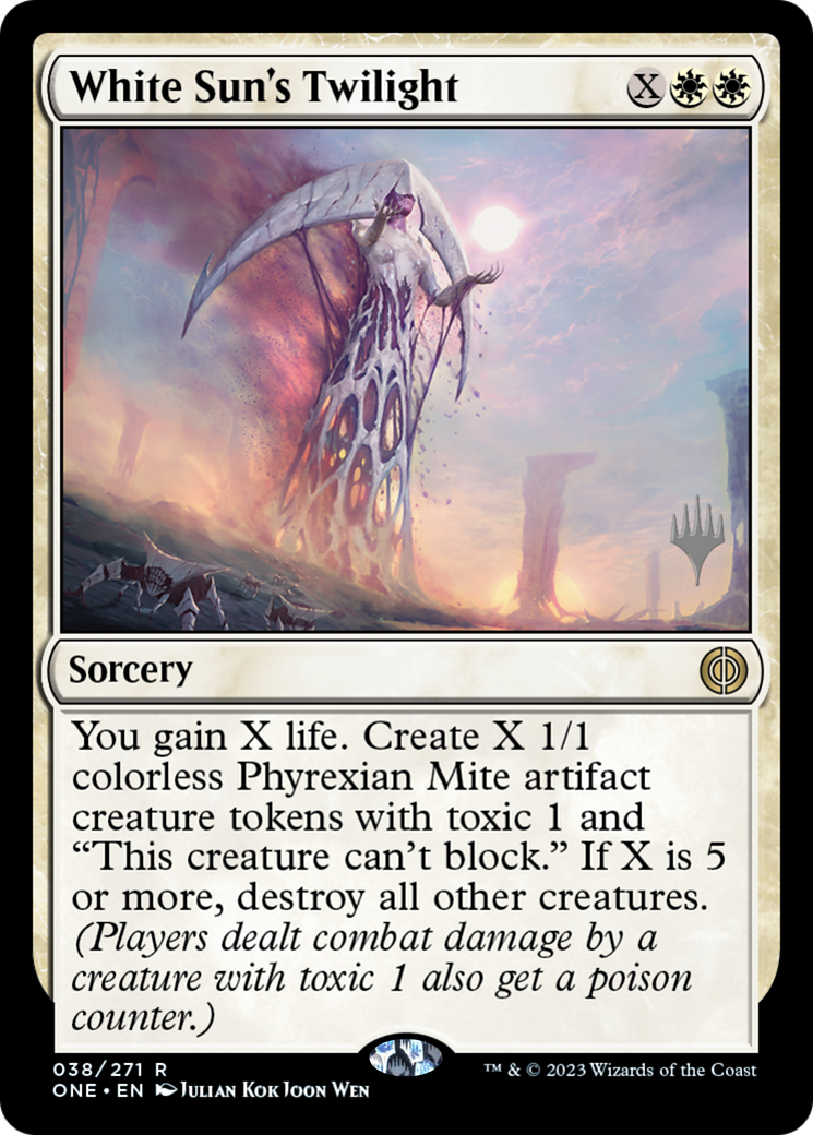 White Sun's Twilight (Promo Pack) [Phyrexia: All Will Be One Promos] | Tacoma Games