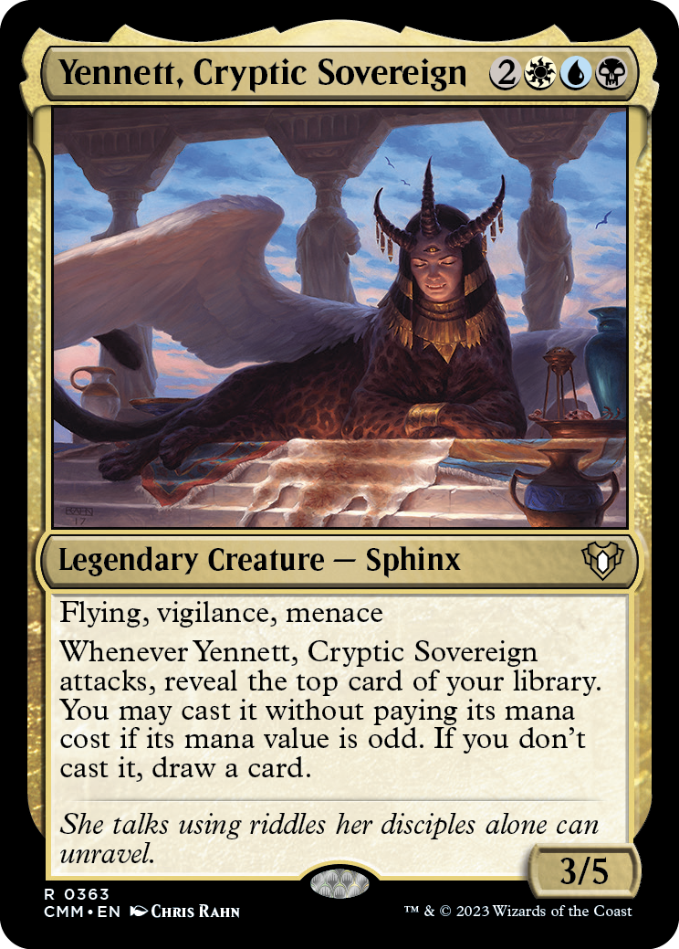 Yennett, Cryptic Sovereign [Commander Masters] | Tacoma Games