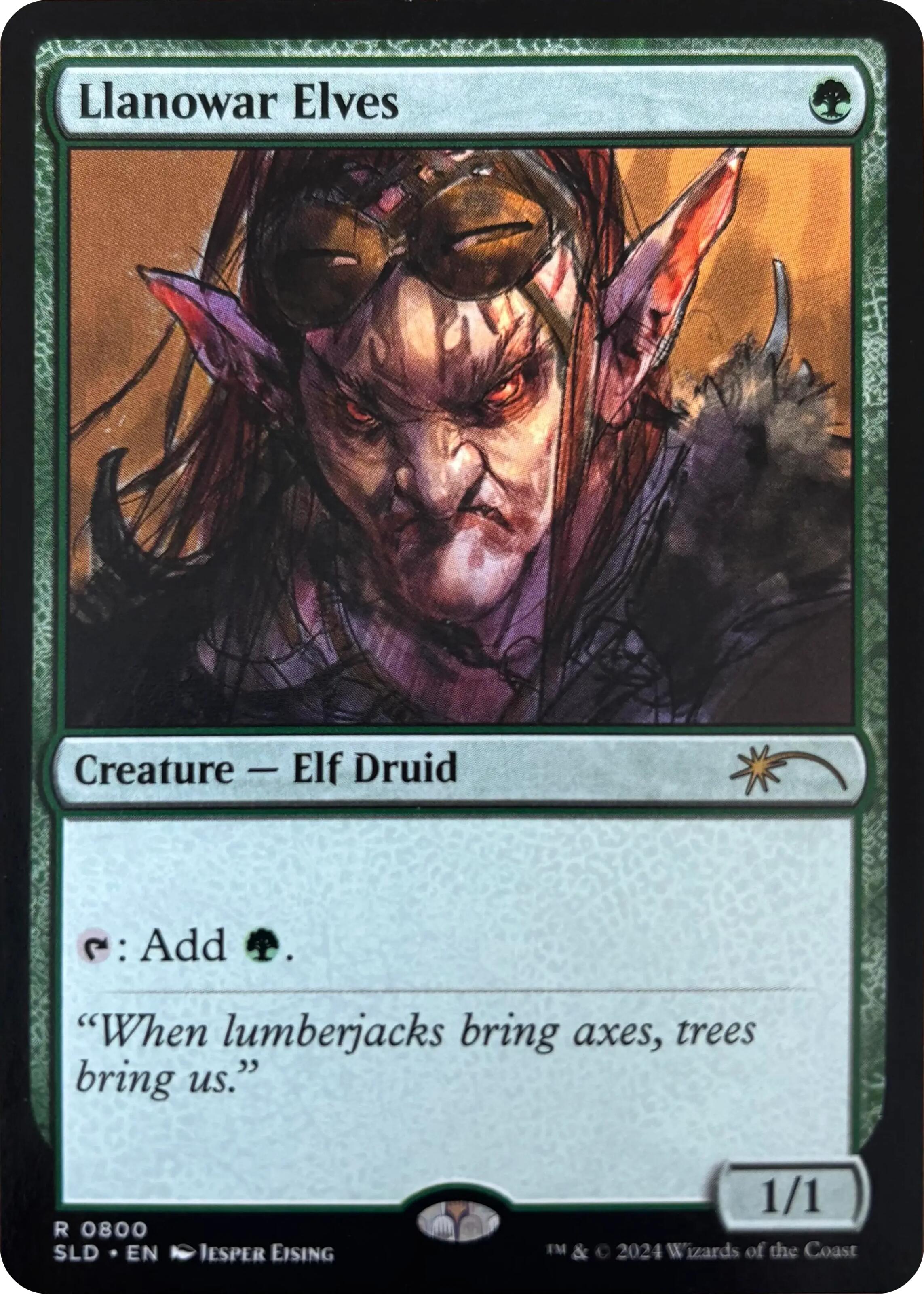 Llanowar Elves (0800) [Secret Lair Drop Series] | Tacoma Games