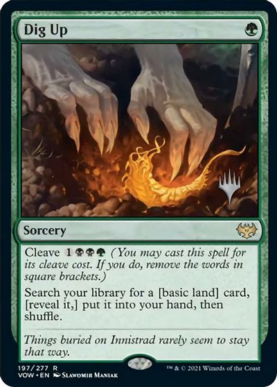 Dig Up (Promo Pack) [Innistrad: Crimson Vow Promos] | Tacoma Games