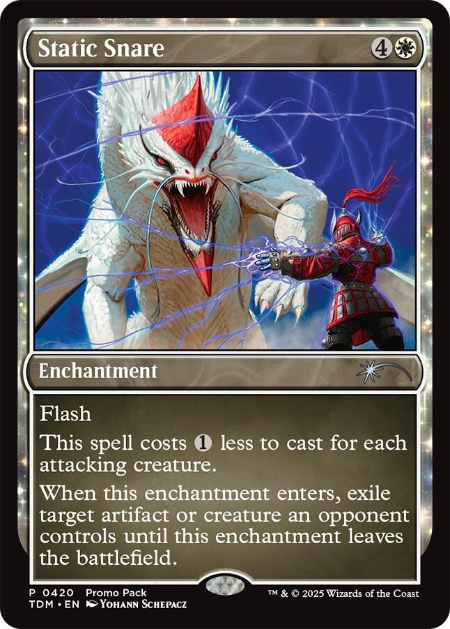 Static Snare [Tarkir: Dragonstorm Promos] | Tacoma Games