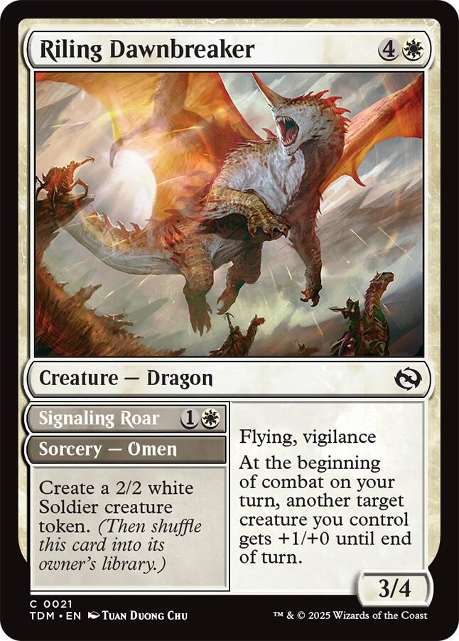 Riling Dawnbreaker [Tarkir: Dragonstorm] | Tacoma Games