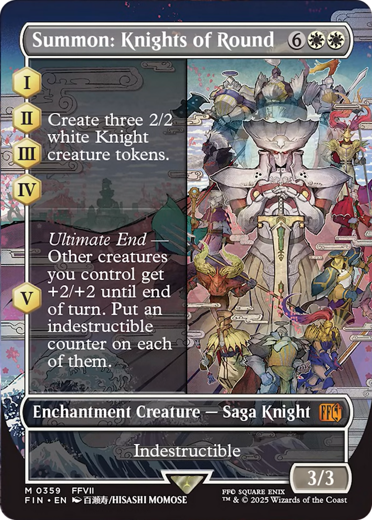 Summon: Knights of Round (Borderless) [FINAL FANTASY] | Tacoma Games