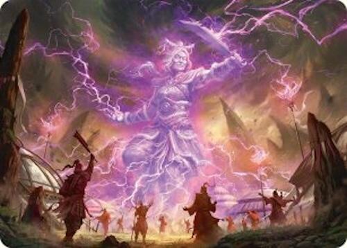 Smile at Death Art Card (4/54) [Tarkir: Dragonstorm Art Series] | Tacoma Games