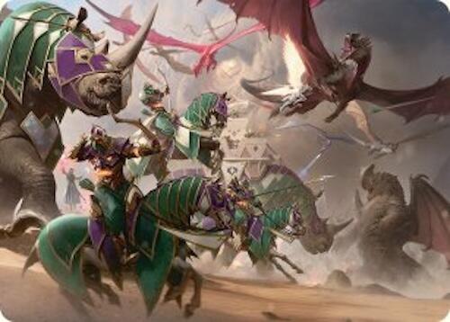 United Battlefront Art Card (5/54) [Tarkir: Dragonstorm Art Series] | Tacoma Games