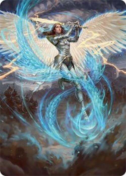 Elspeth, Storm Slayer Art Card (49/54) [Tarkir: Dragonstorm Art Series] | Tacoma Games