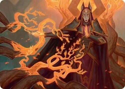 Abzan Devotee Art Card (10/54) [Tarkir: Dragonstorm Art Series] | Tacoma Games