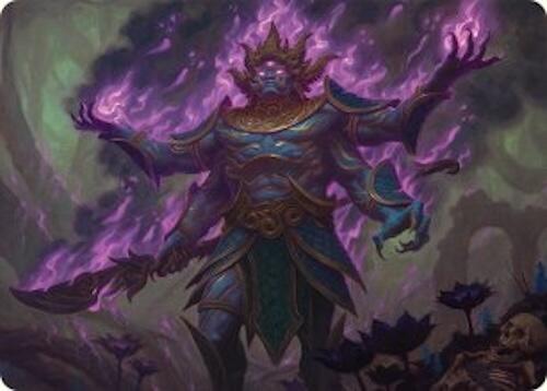 Rot-Curse Rakshasa Art Card (13/54) [Tarkir: Dragonstorm Art Series] | Tacoma Games