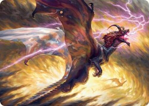Stormscale Scion Art Card (17/54) [Tarkir: Dragonstorm Art Series] | Tacoma Games