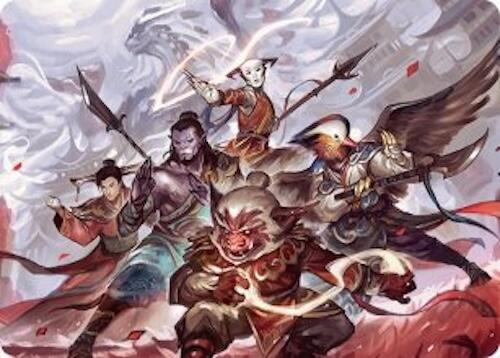 Will of the Jeskai Art Card (54/54) [Tarkir: Dragonstorm Art Series] | Tacoma Games