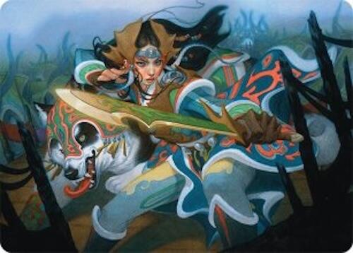 Eshki Dragonclaw Art Card (23/54) [Tarkir: Dragonstorm Art Series] | Tacoma Games