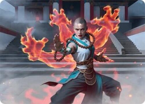 Flamehold Grappler Art Card (24/54) [Tarkir: Dragonstorm Art Series] | Tacoma Games
