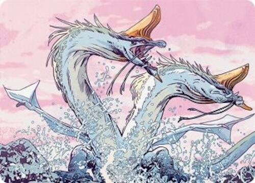 Twinmaw Stormbrood Art Card (39/54) [Tarkir: Dragonstorm Art Series] | Tacoma Games