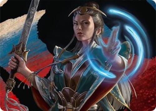 Narset, Jeskai Waymaster Art Card (44/54) [Tarkir: Dragonstorm Art Series] | Tacoma Games