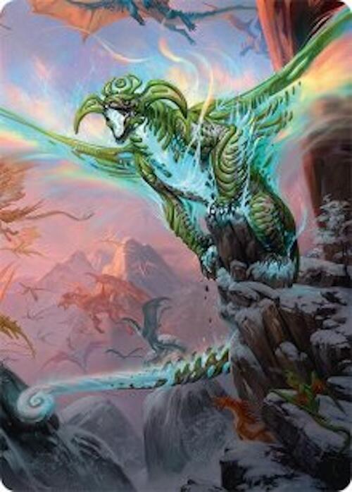 Ureni of the Unwritten Art Card (51/54) [Tarkir: Dragonstorm Art Series] | Tacoma Games