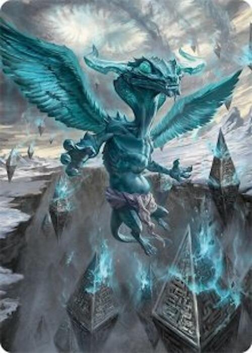 Ugin, Eye of the Storms Art Card (47/54) [Tarkir: Dragonstorm Art Series] | Tacoma Games
