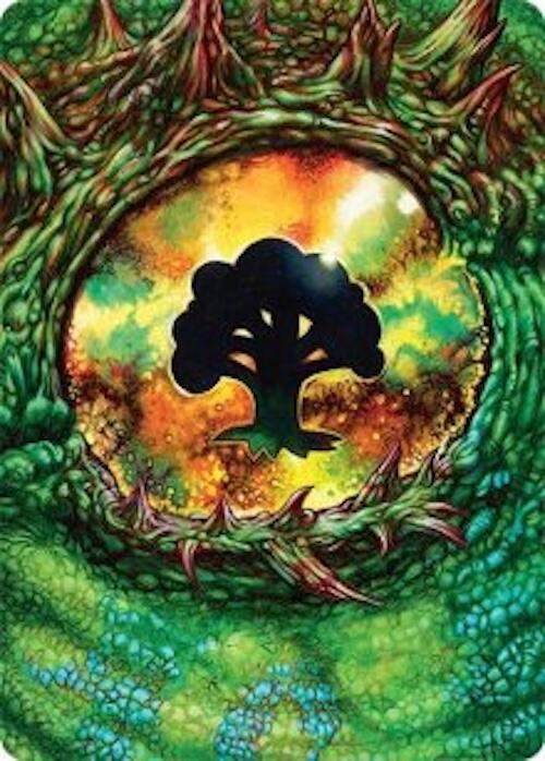 Forest Art Card (32/54) [Tarkir: Dragonstorm Art Series] | Tacoma Games