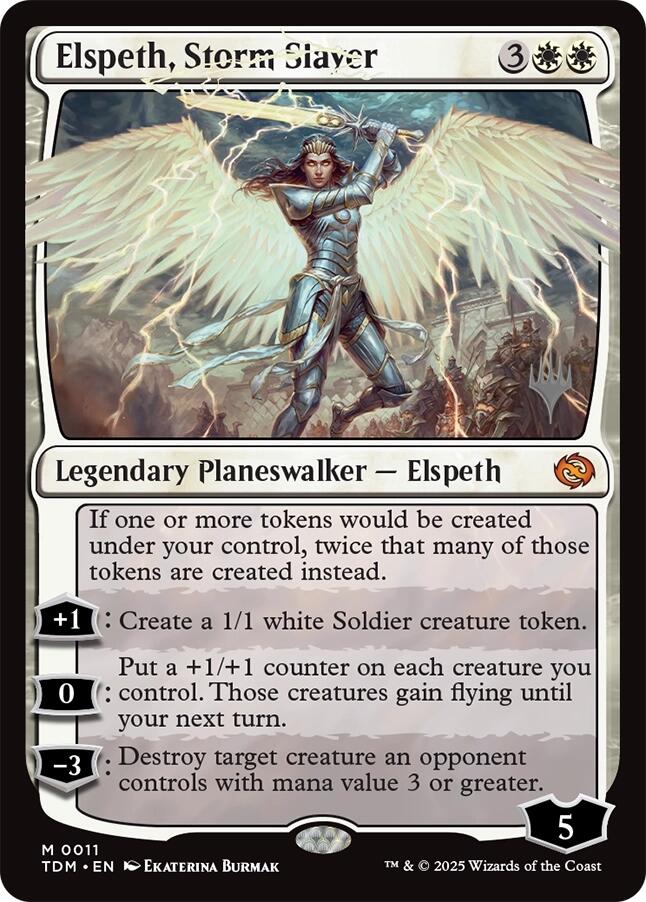 Elspeth, Storm Slayer [Tarkir: Dragonstorm Promos] | Tacoma Games