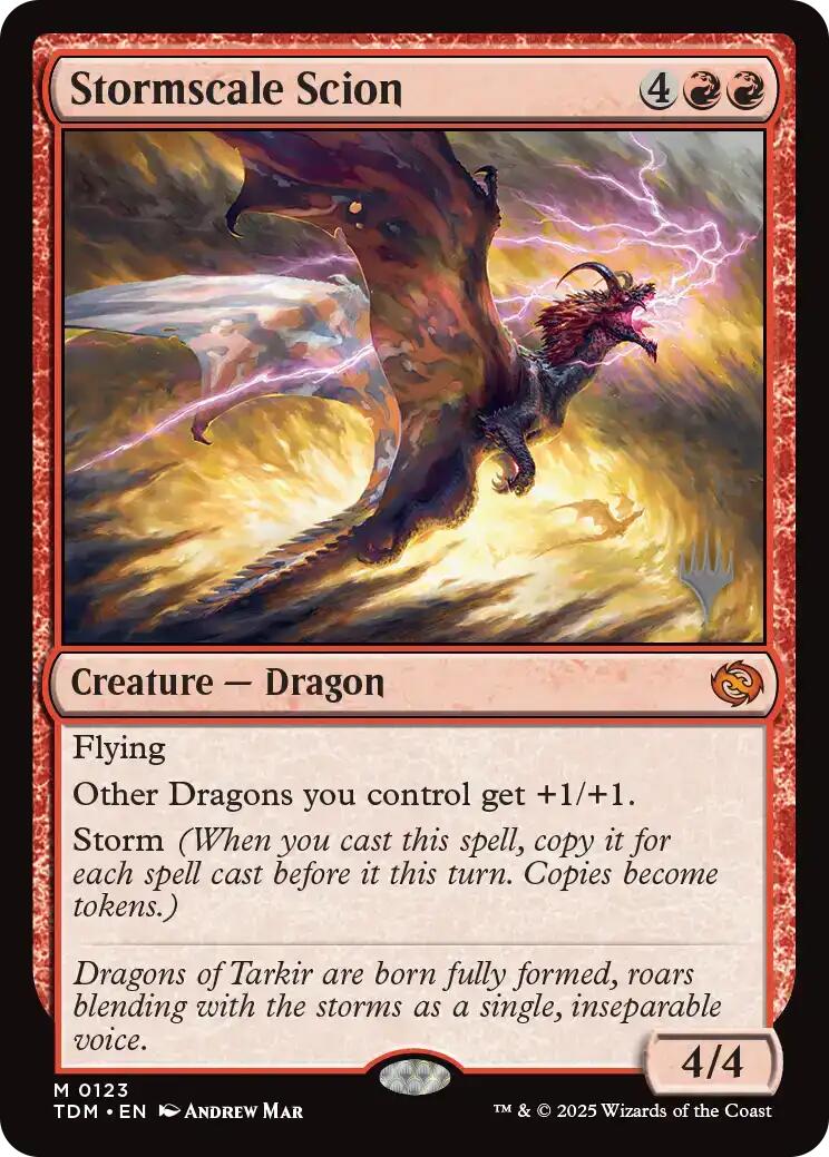 Stormscale Scion [Tarkir: Dragonstorm Promos] | Tacoma Games