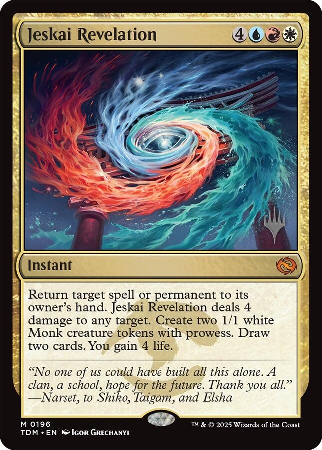 Jeskai Revelation [Tarkir: Dragonstorm Promos] | Tacoma Games