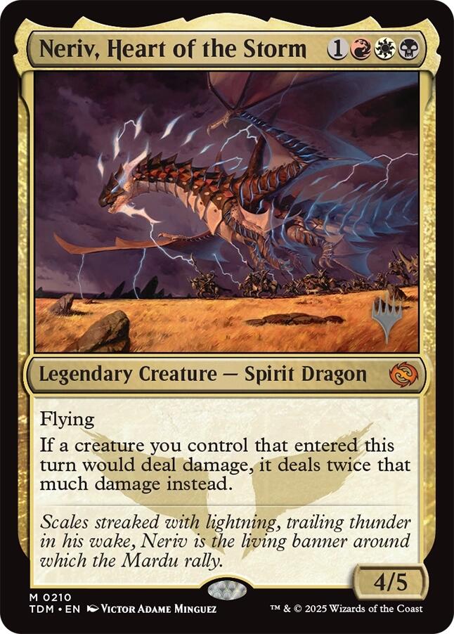 Neriv, Heart of the Storm [Tarkir: Dragonstorm Promos] | Tacoma Games