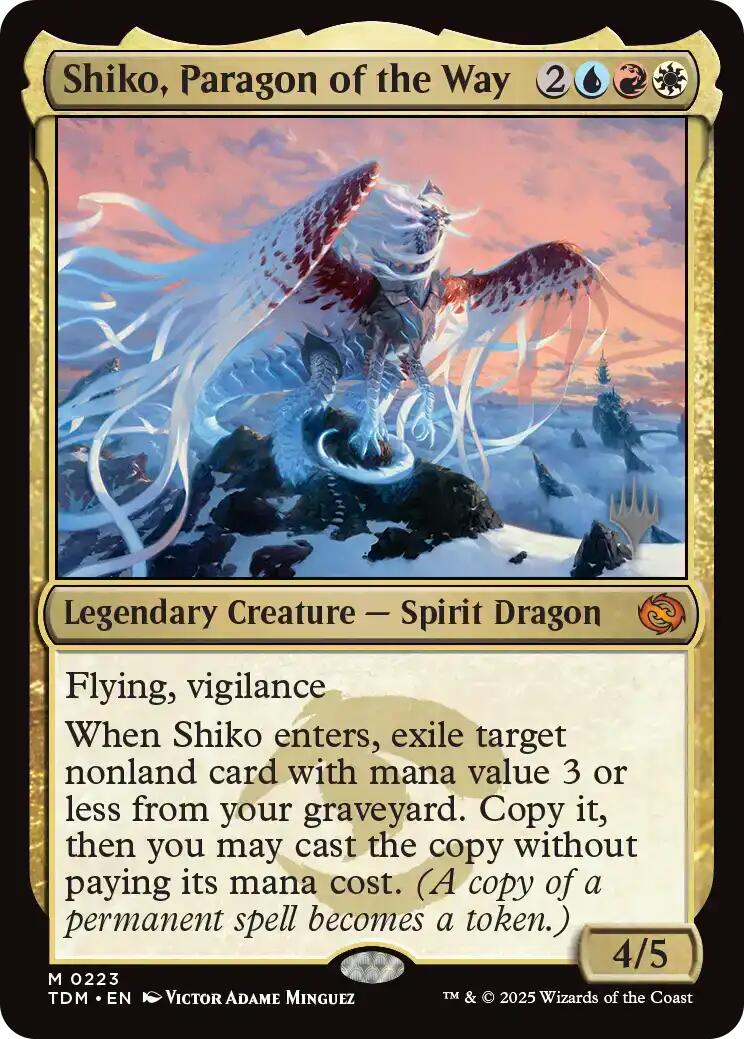 Shiko, Paragon of the Way [Tarkir: Dragonstorm Promos] | Tacoma Games