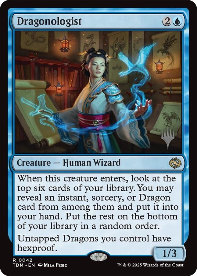 Dragonologist [Tarkir: Dragonstorm Promos] | Tacoma Games