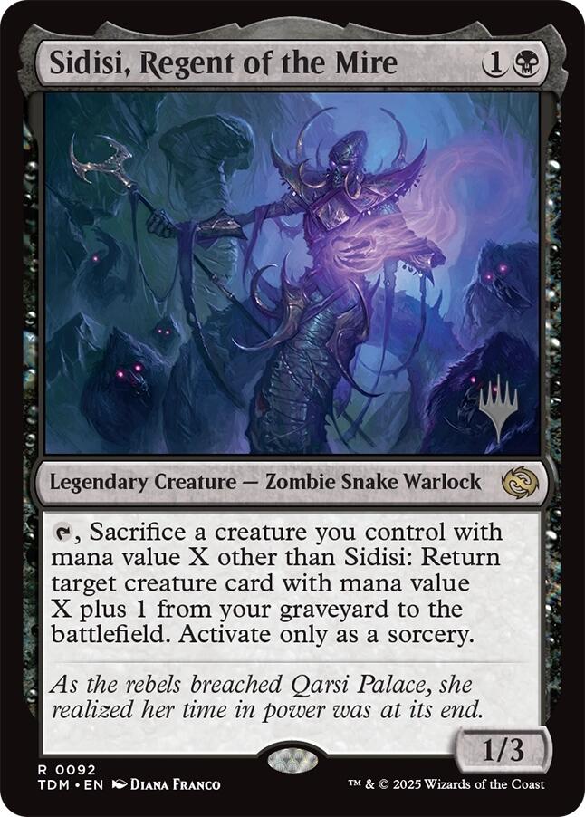 Sidisi, Regent of the Mire [Tarkir: Dragonstorm Promos] | Tacoma Games