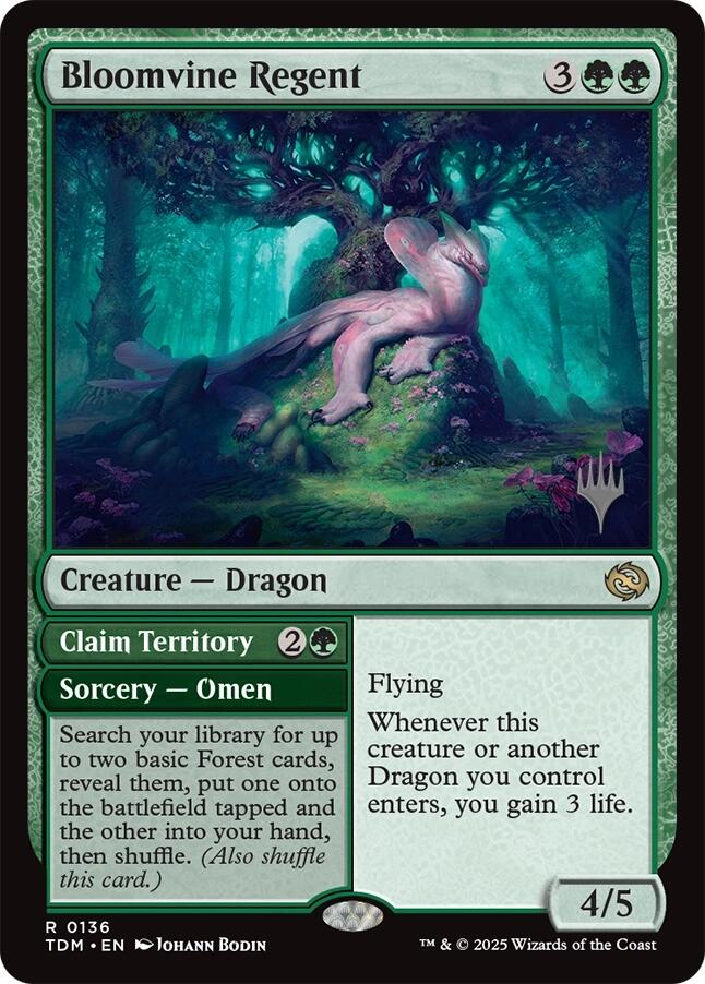 Bloomvine Regent [Tarkir: Dragonstorm Promos] | Tacoma Games