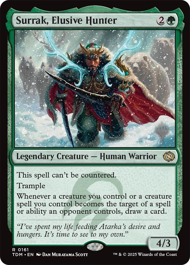 Surrak, Elusive Hunter [Tarkir: Dragonstorm Promos] | Tacoma Games