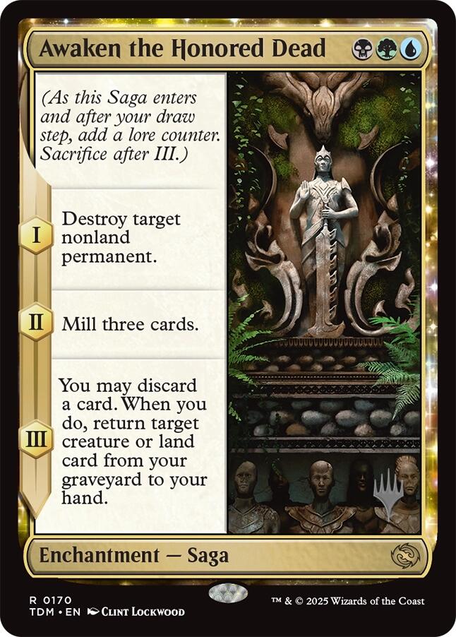 Awaken the Honored Dead [Tarkir: Dragonstorm Promos] | Tacoma Games