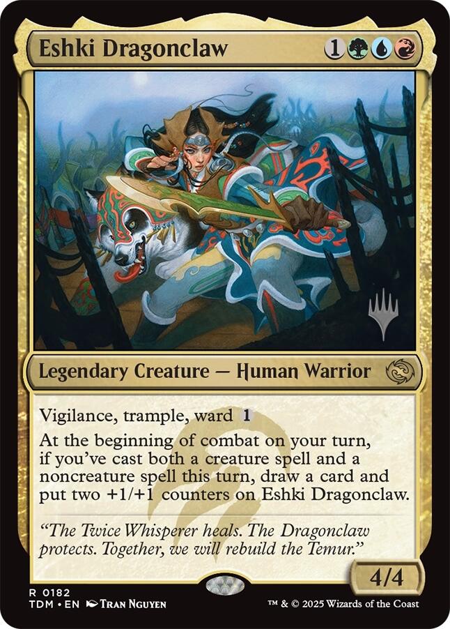 Eshki Dragonclaw [Tarkir: Dragonstorm Promos] | Tacoma Games