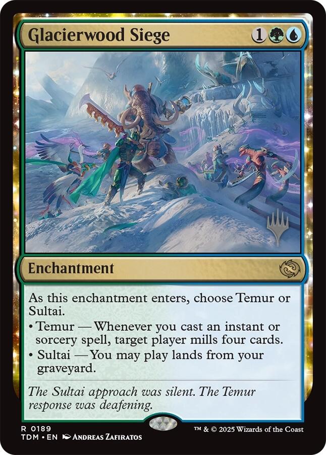 Glacierwood Siege [Tarkir: Dragonstorm Promos] | Tacoma Games