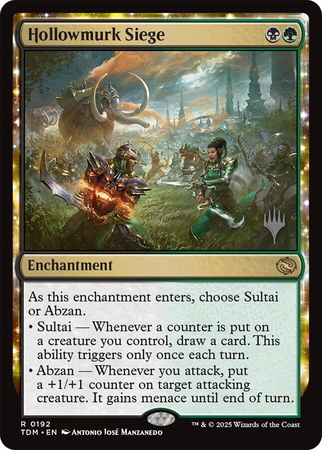 Hollowmurk Siege [Tarkir: Dragonstorm Promos] | Tacoma Games